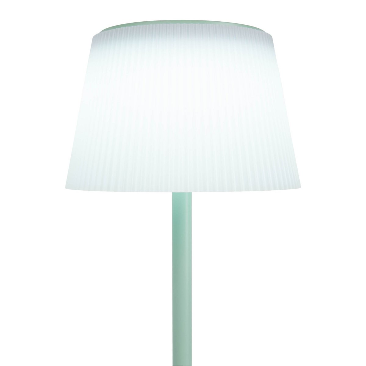 Lampe de batterie solaire "Emmi"  - Menthe et blanc