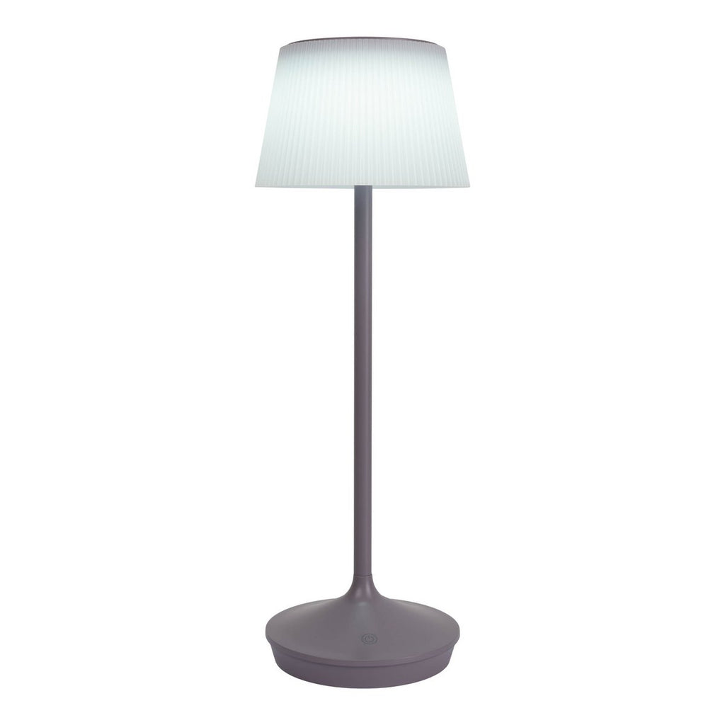 Lampe de batterie solaire "Emmi"  - Violet et blanc