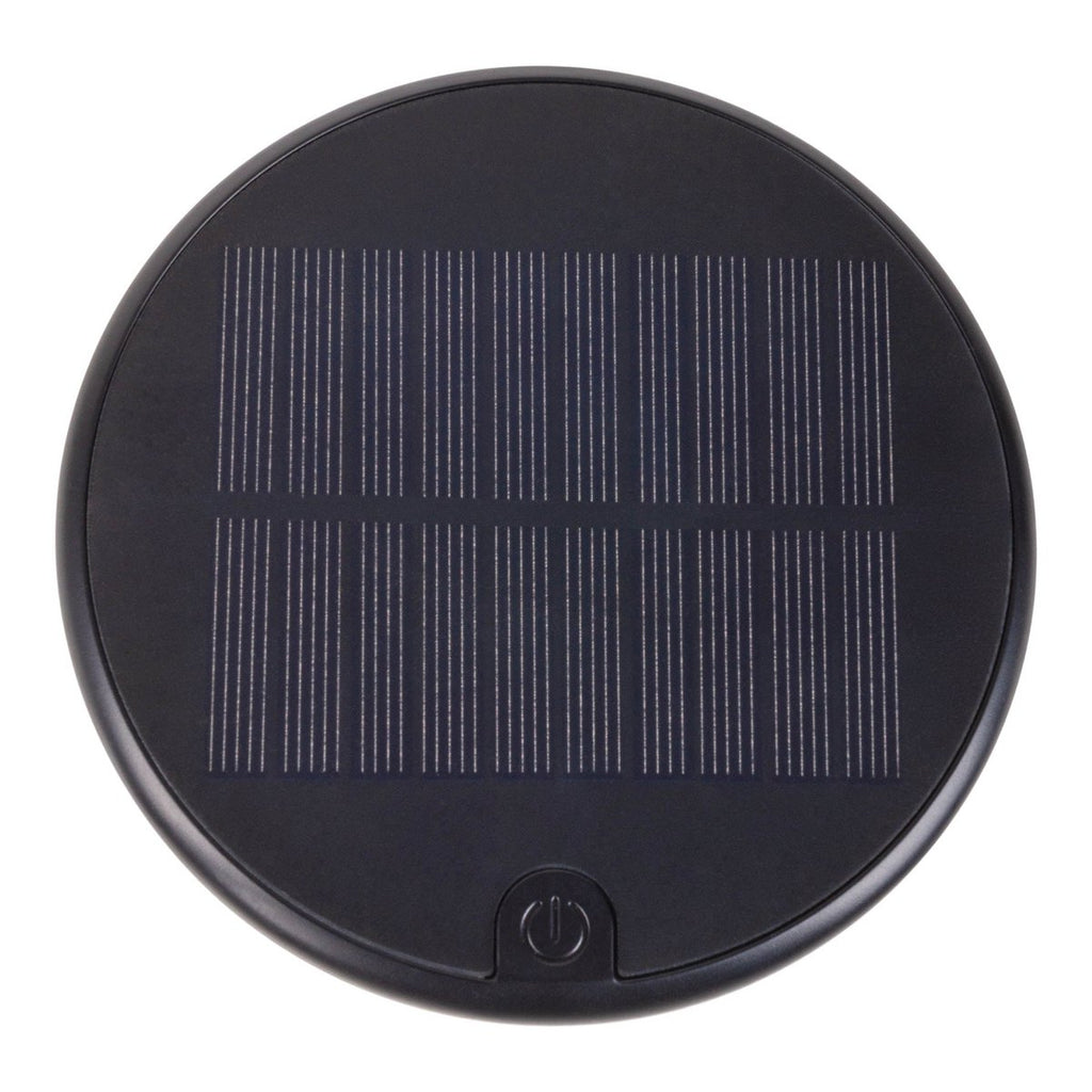 Lampe de table de batterie solaire légère PALU - Noir pour Extérieur et Intérieur
