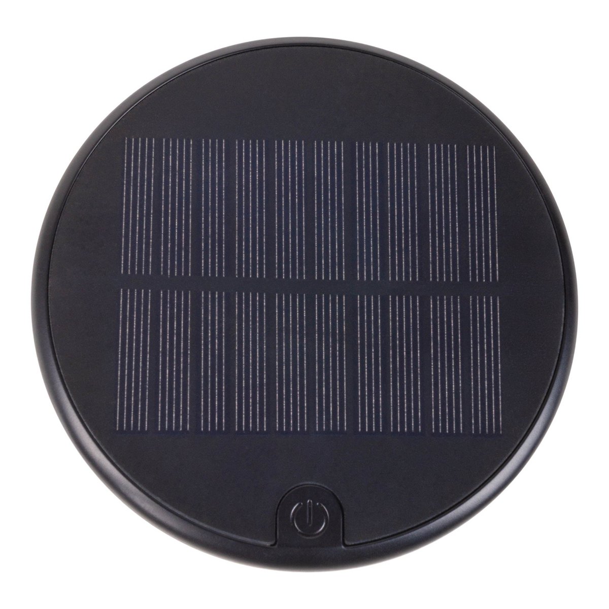Lampe de table de batterie solaire légère PALU - Noir pour Extérieur et Intérieur