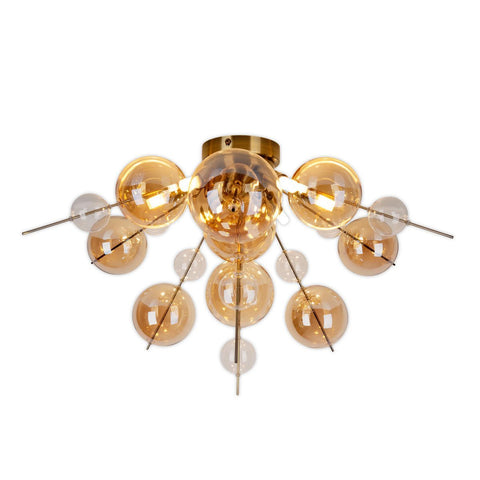 Plafonnier "Explosion" Amber