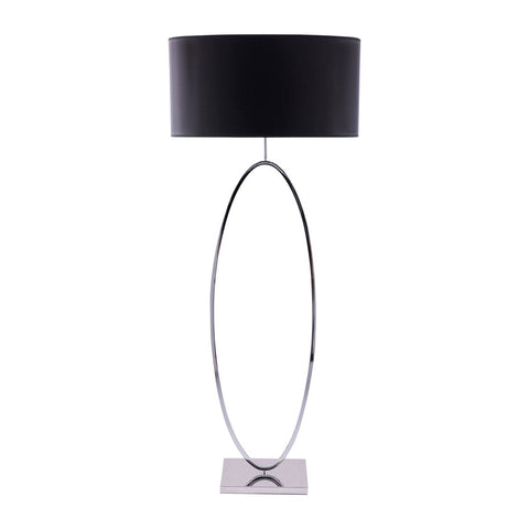 Lampe sur Pied Anneau XL Chrome.