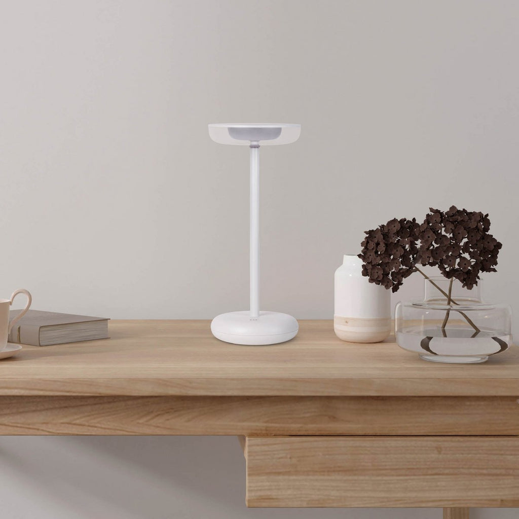 Lampe de table à batterie « PASI » - Blanc
