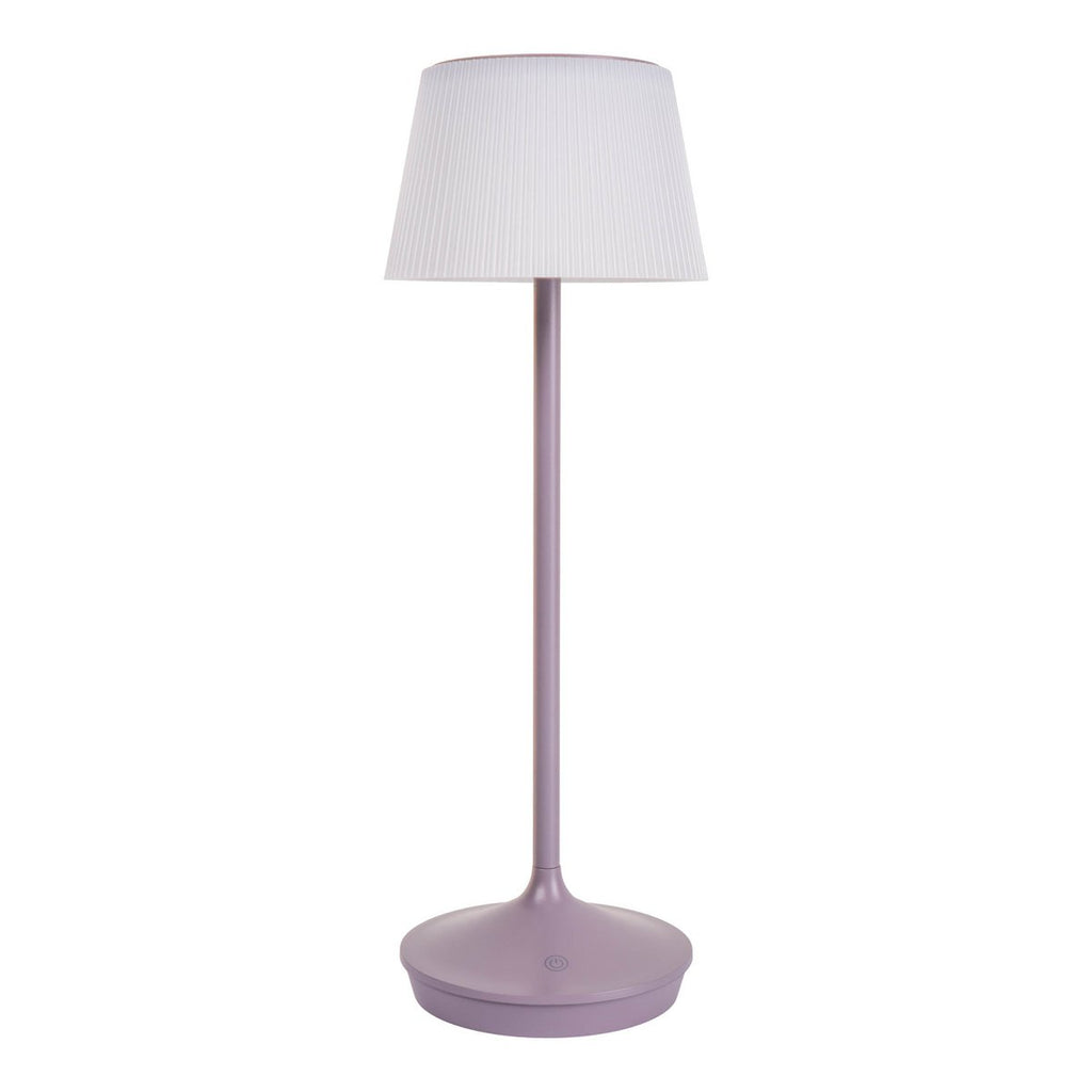 Lampe de batterie solaire "Emmi"  - Violet et blanc