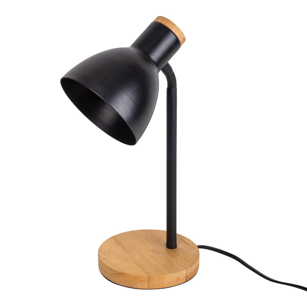 Lampe de bureau "Marie" en métal et en bois