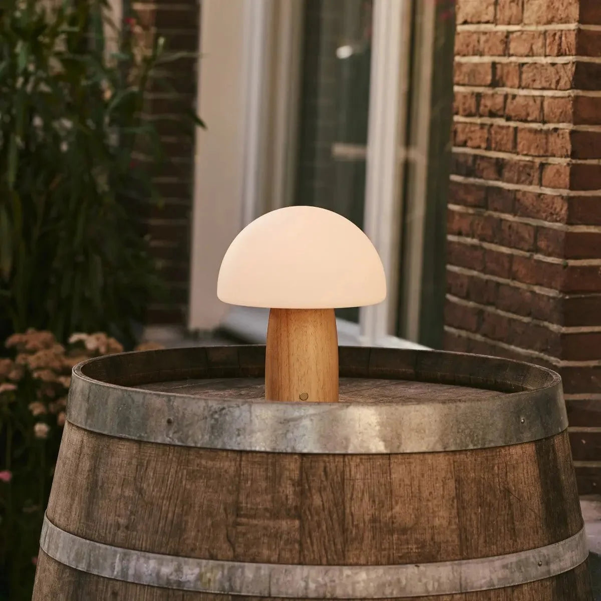 Lampe de table sans fil élégante Mia marron clair | Élégant, variable et fonctionnel