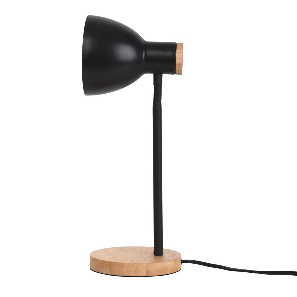 Lampe de bureau "Marie" en métal et en bois