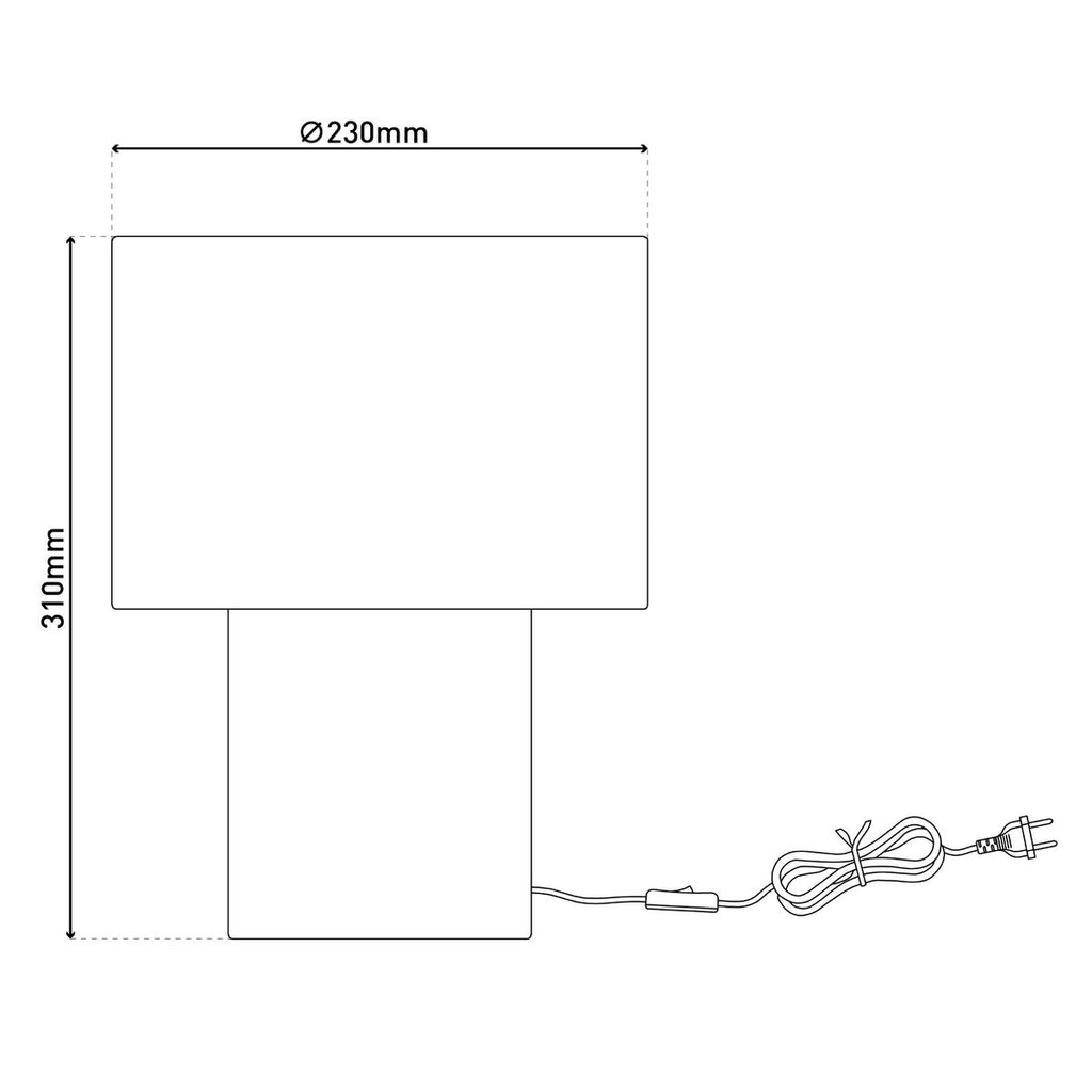 Lampe de table "Duveteuse"
