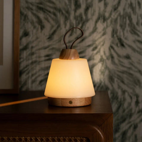 Lampe rechargeable Liv Light Brown – Bracelet en cuir, à intensité variable, sans fil
