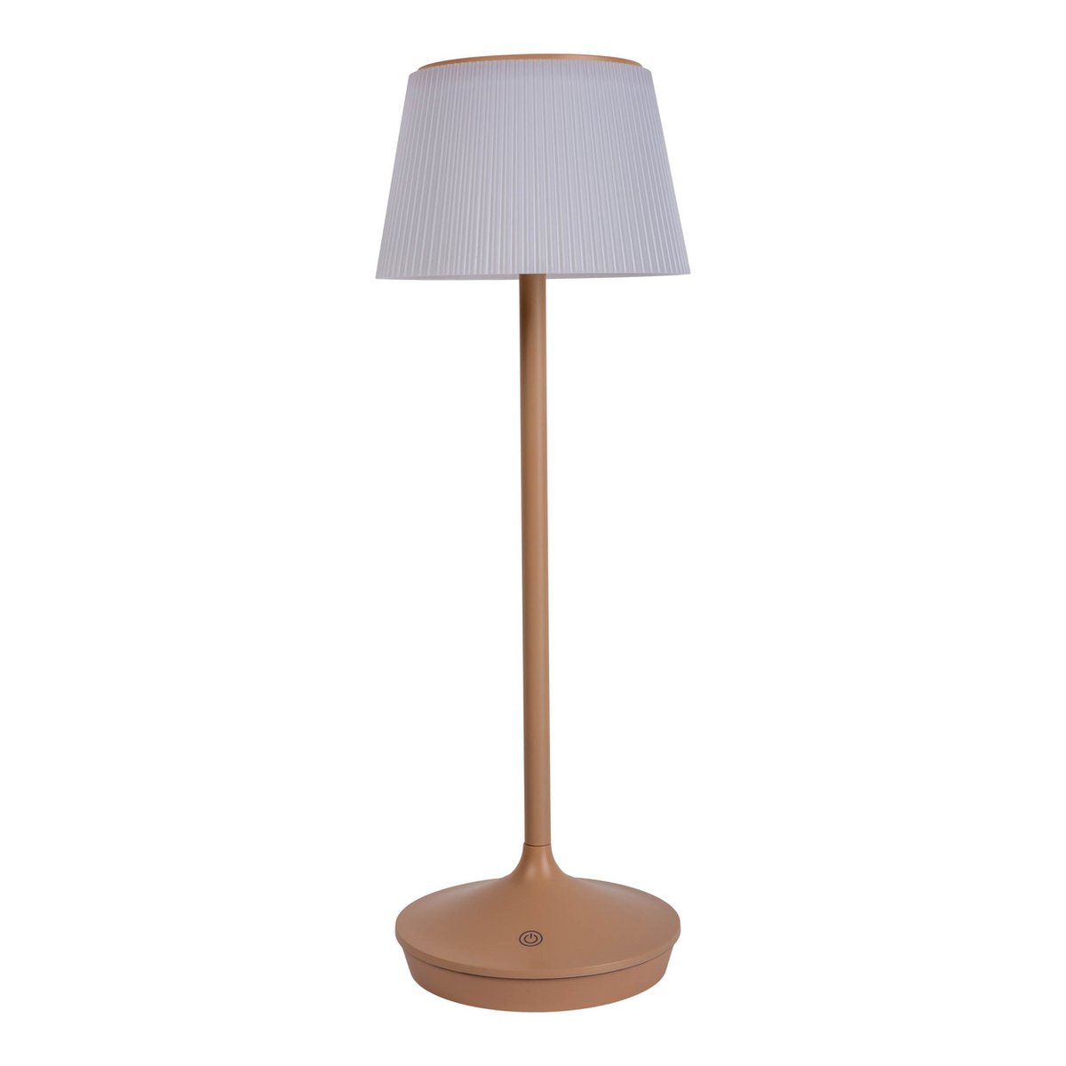 Lampe de batterie solaire "Emmi" - Marron et blanc