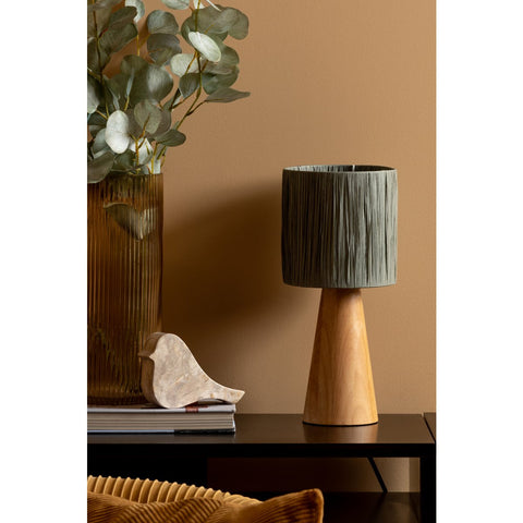 Lampe de table cône transparent