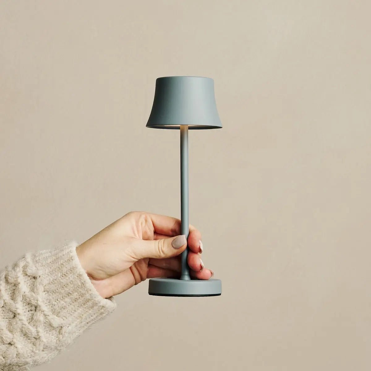 4× de Pijp Mini Souris Gris — Pack lampes rechargeables hôtel Tavellio
