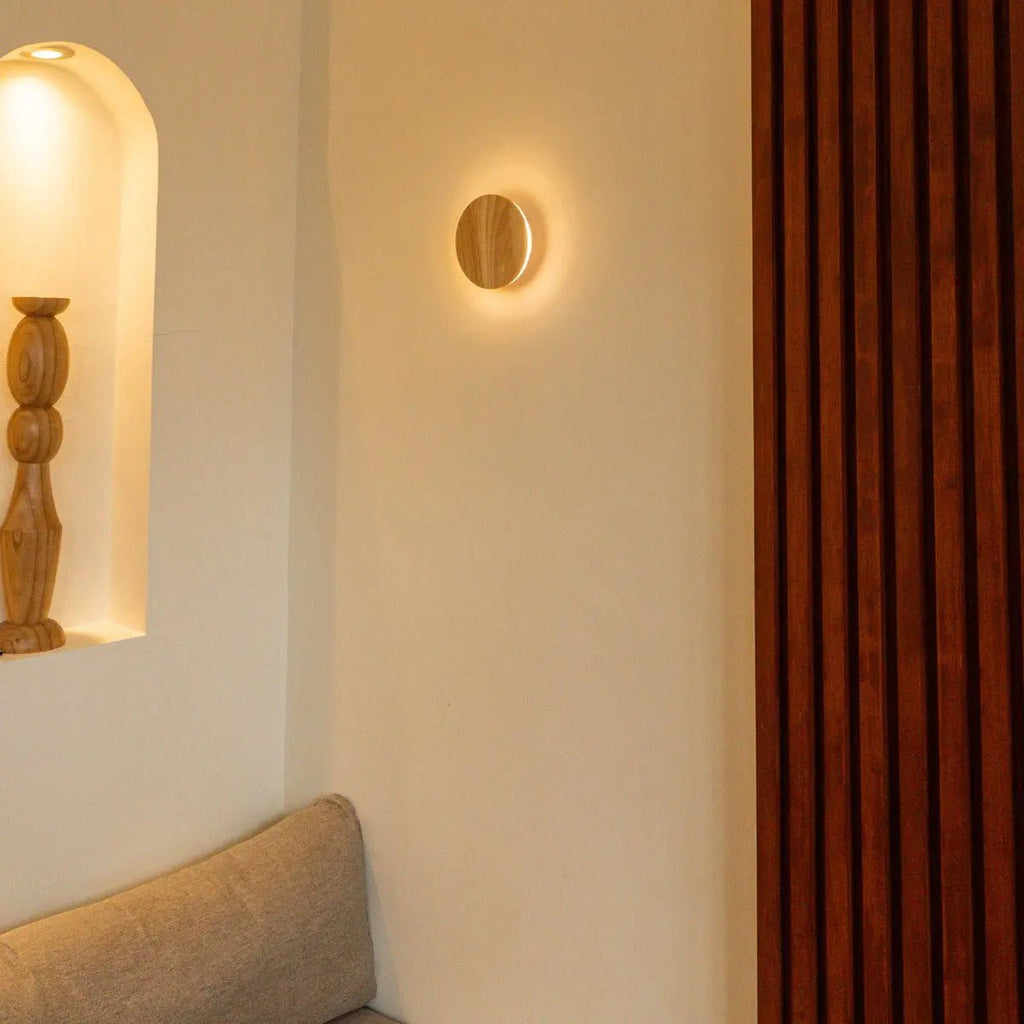 Lou Brown Light Wall sans fil - Contrôle tactile rechargeable et dimmable - Lumière chaude de 2700k