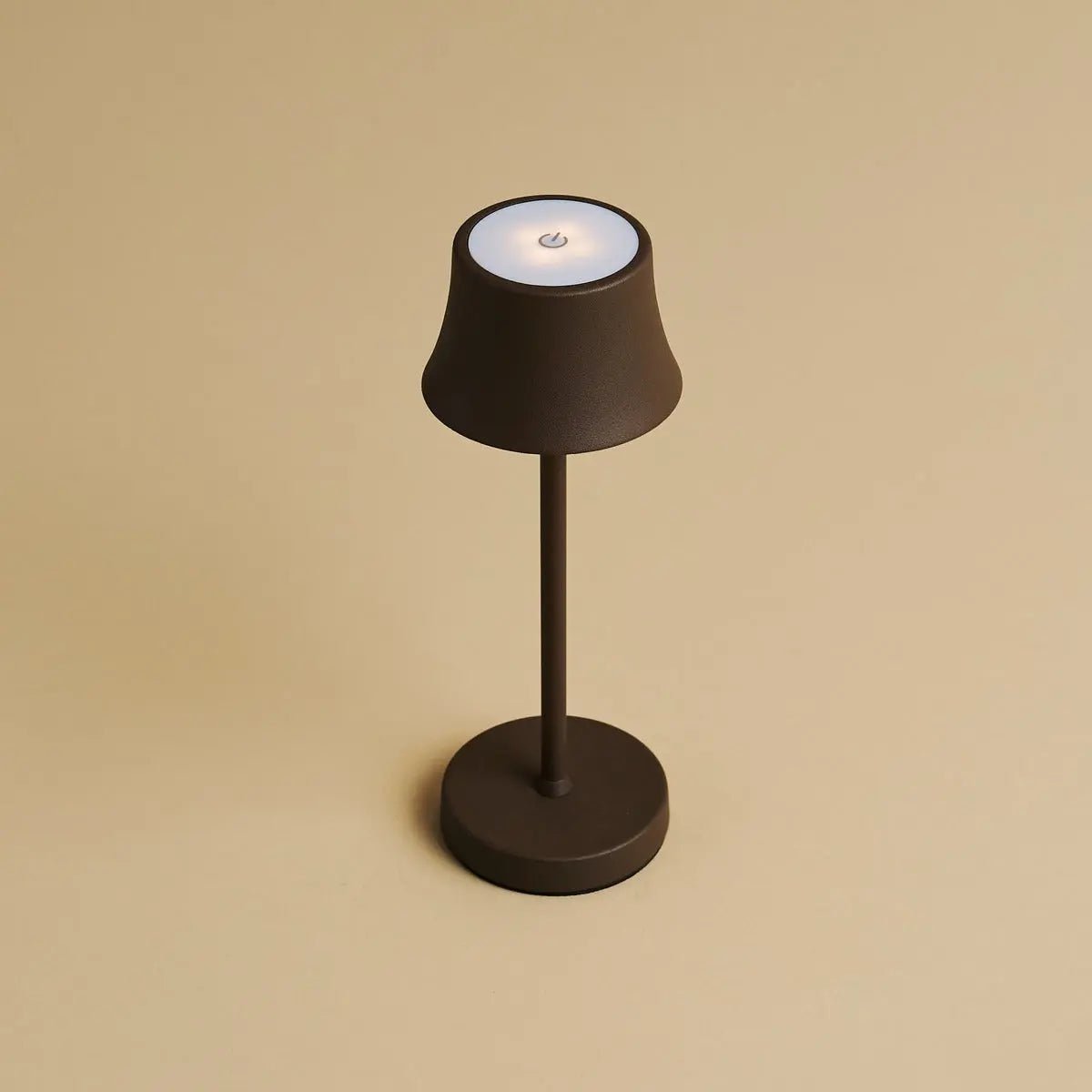 4× de Pijp Mini Moka Marron — Pack lampes rechargeables hôtel Tavellio