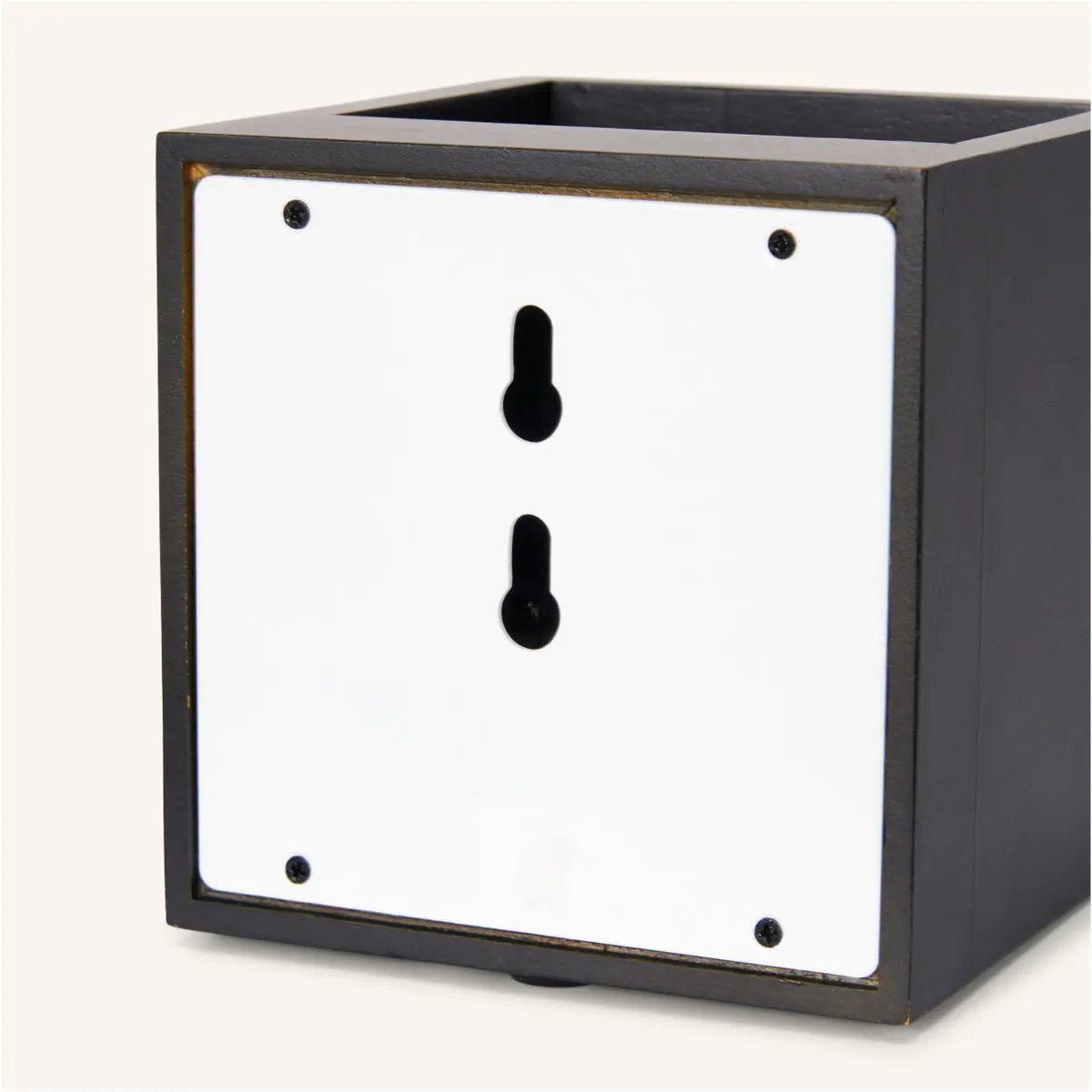 Applique Murale Carrée Noir Sable | Éclairage rechargeable, à intensité variable et sans fil