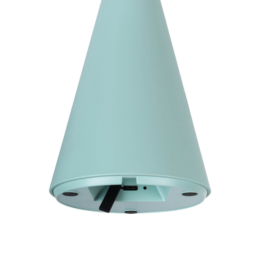 Lampe de table de batterie solaire légère PALU - Vert pour Extérieur et Intérieur