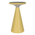 Lampe de table de batterie solaire légère PALU - Jaune pour Extérieur et Intérieur