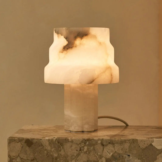 Lampe Alessandra Albâtre | Éclairage moderne et élégant pour les intérieurs