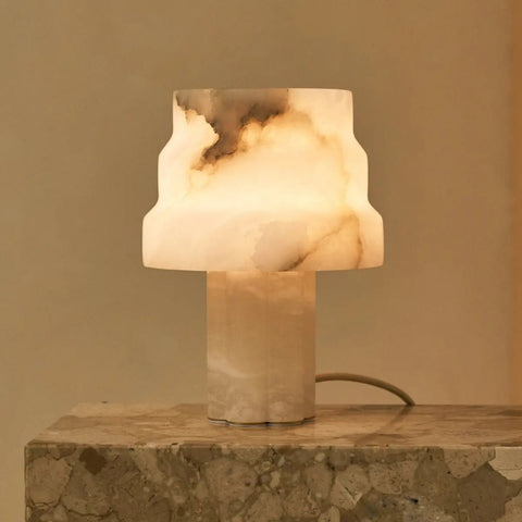 Lampe Alessandra Albâtre | Éclairage moderne et élégant pour les intérieurs