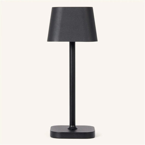 Lampe de table rechargeable noire Ava | Solution d'éclairage sans fil élégante