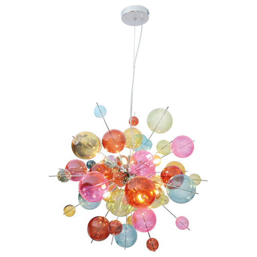 La lampe suspendu "EXPLOSION" colorée
