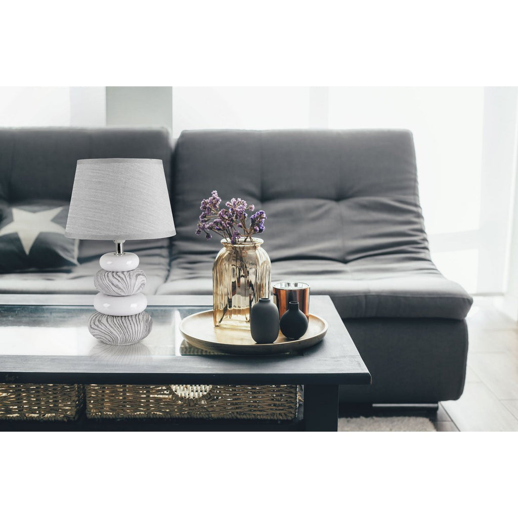 Lampe de chevet en céramique "Stoney"