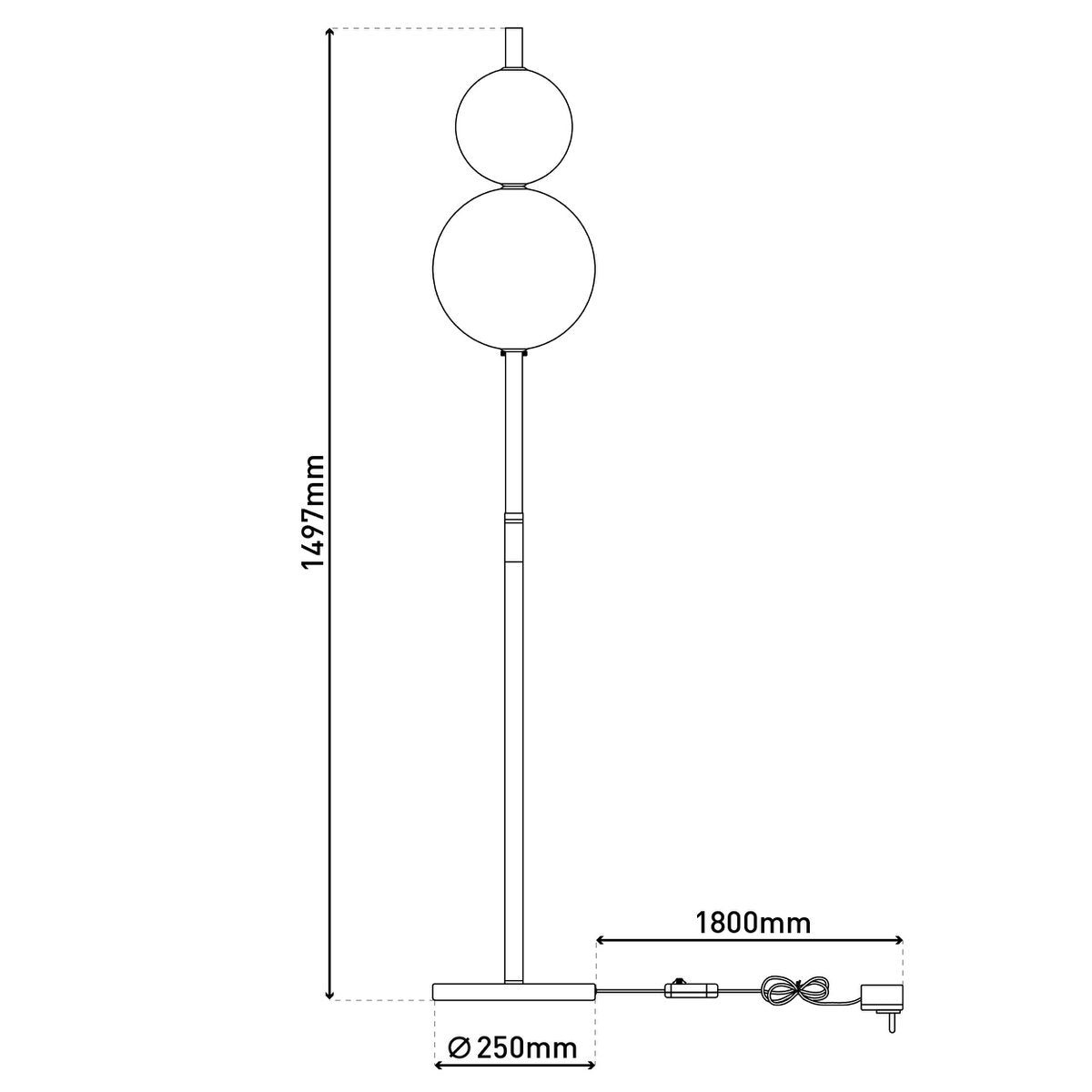 Lampadaire "Nova" - LED
