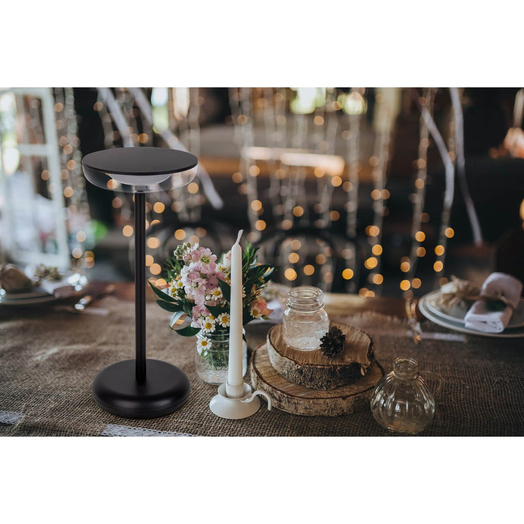 Lampe de table à batterie « PASI » - Noir