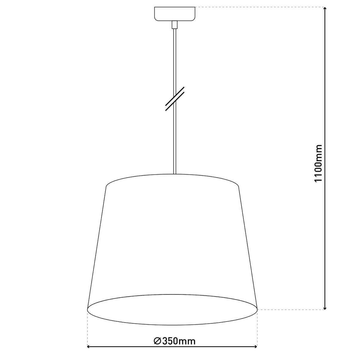 Suspension "White Wood" décor de branches