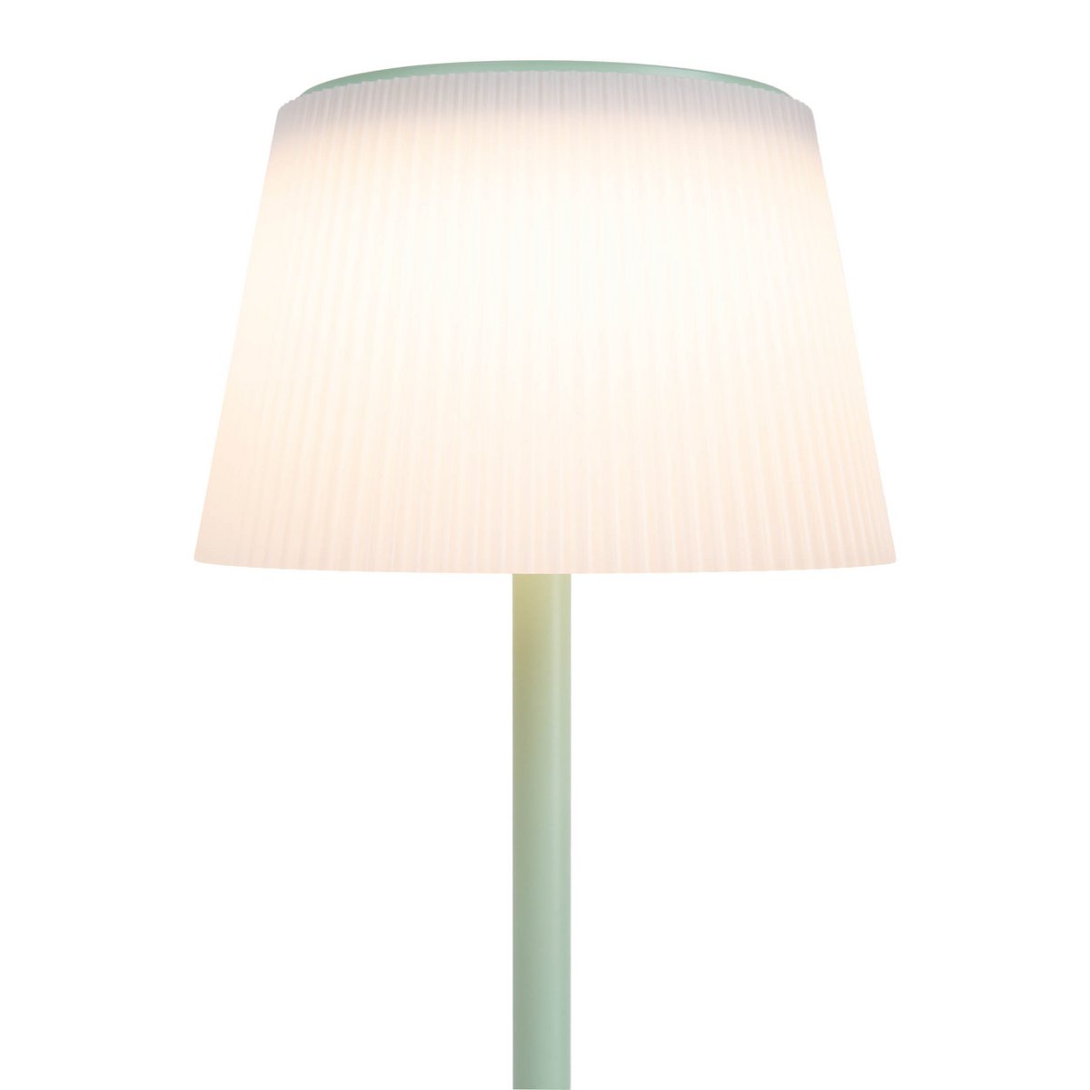 Lampe de batterie solaire "Emmi"  - Menthe et blanc