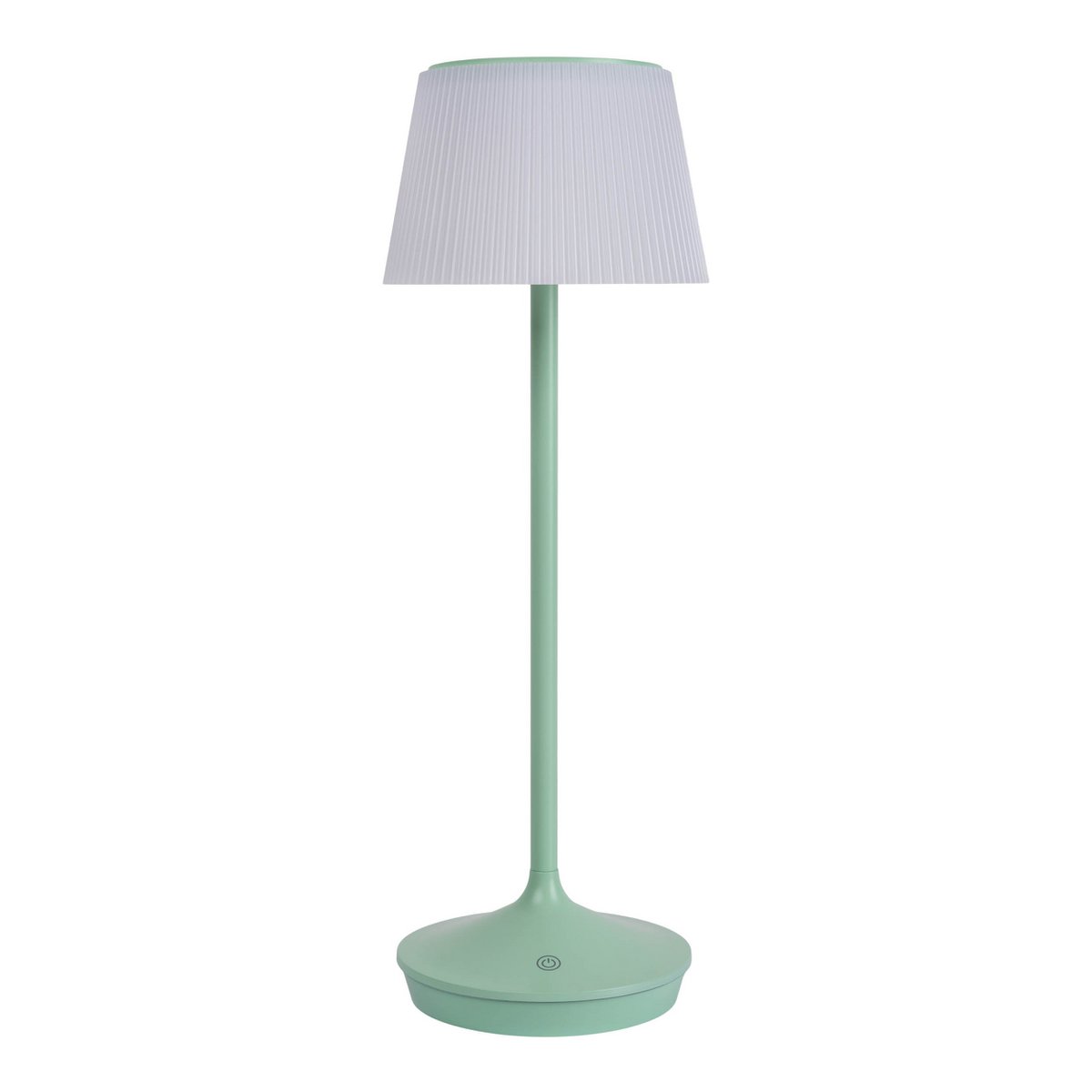 Lampe de batterie solaire "Emmi"  - Menthe et blanc
