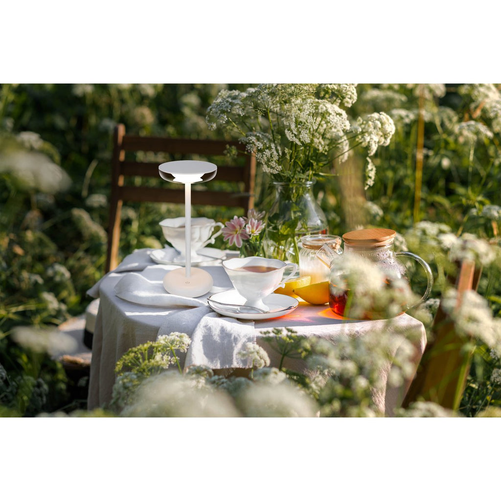 Lampe de table à batterie « PASI » - Blanc