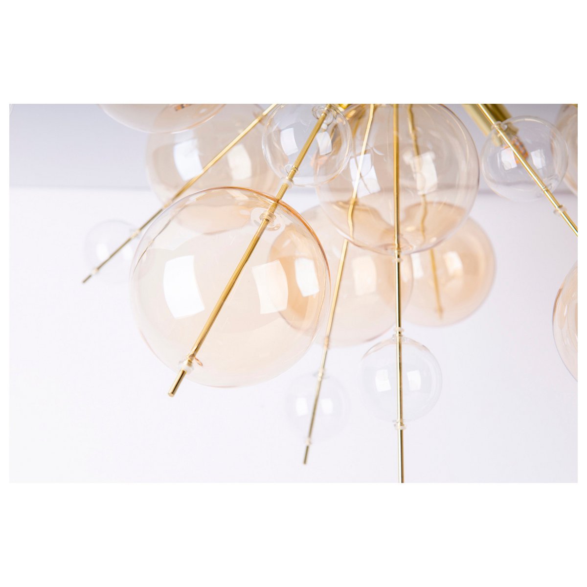 Plafonnier "Explosion" Amber