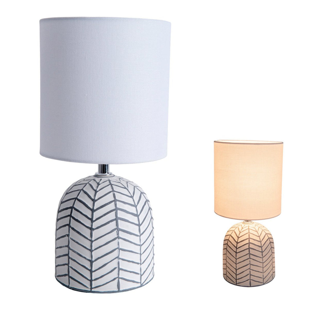 Lampe de chevet en céramique "Folio" blanc