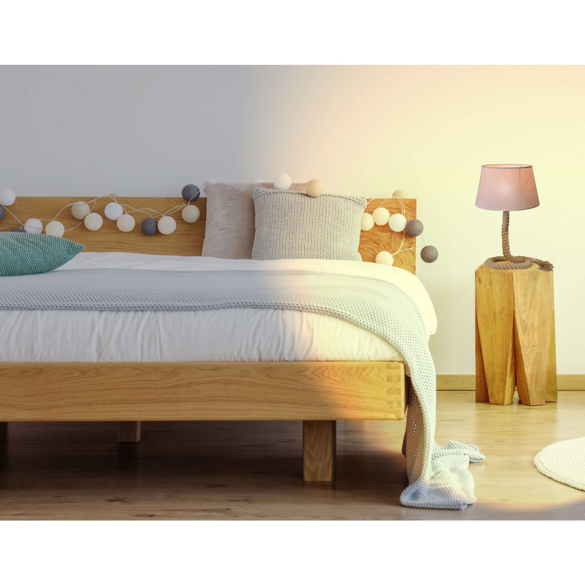 Lampe de table avec Corde