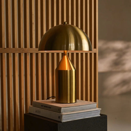 Lampe de dressoir Otto Gold – Lampe de table en métal élégante pour n'importe quelle pièce