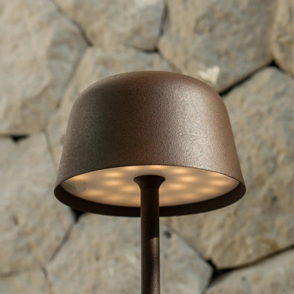 Lampe de table rechargeable Anton Moka Marron | Éclairage élégant et sans fil