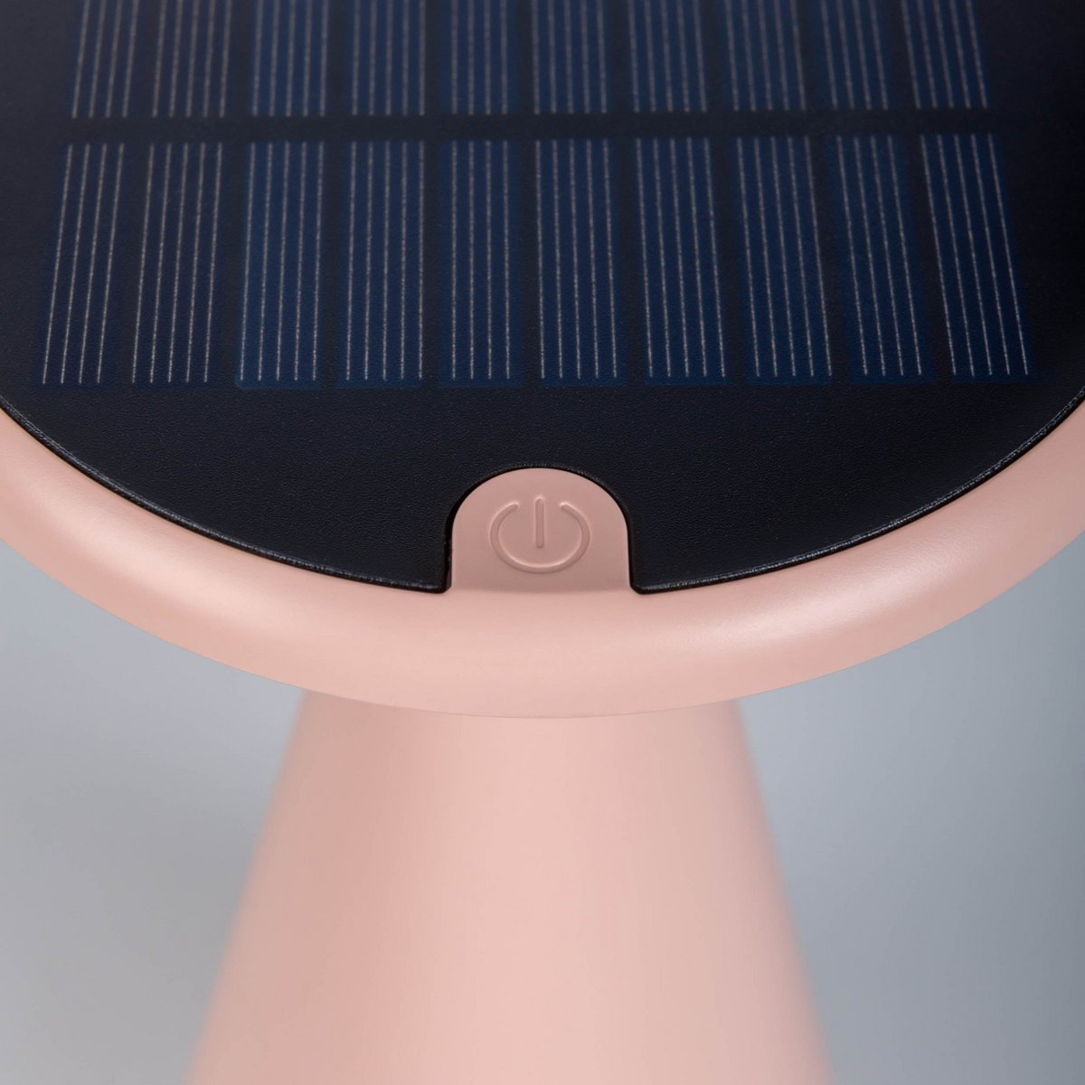 Lampe de table de batterie solaire légère PALU - Rose pour Extérieur et Intérieur