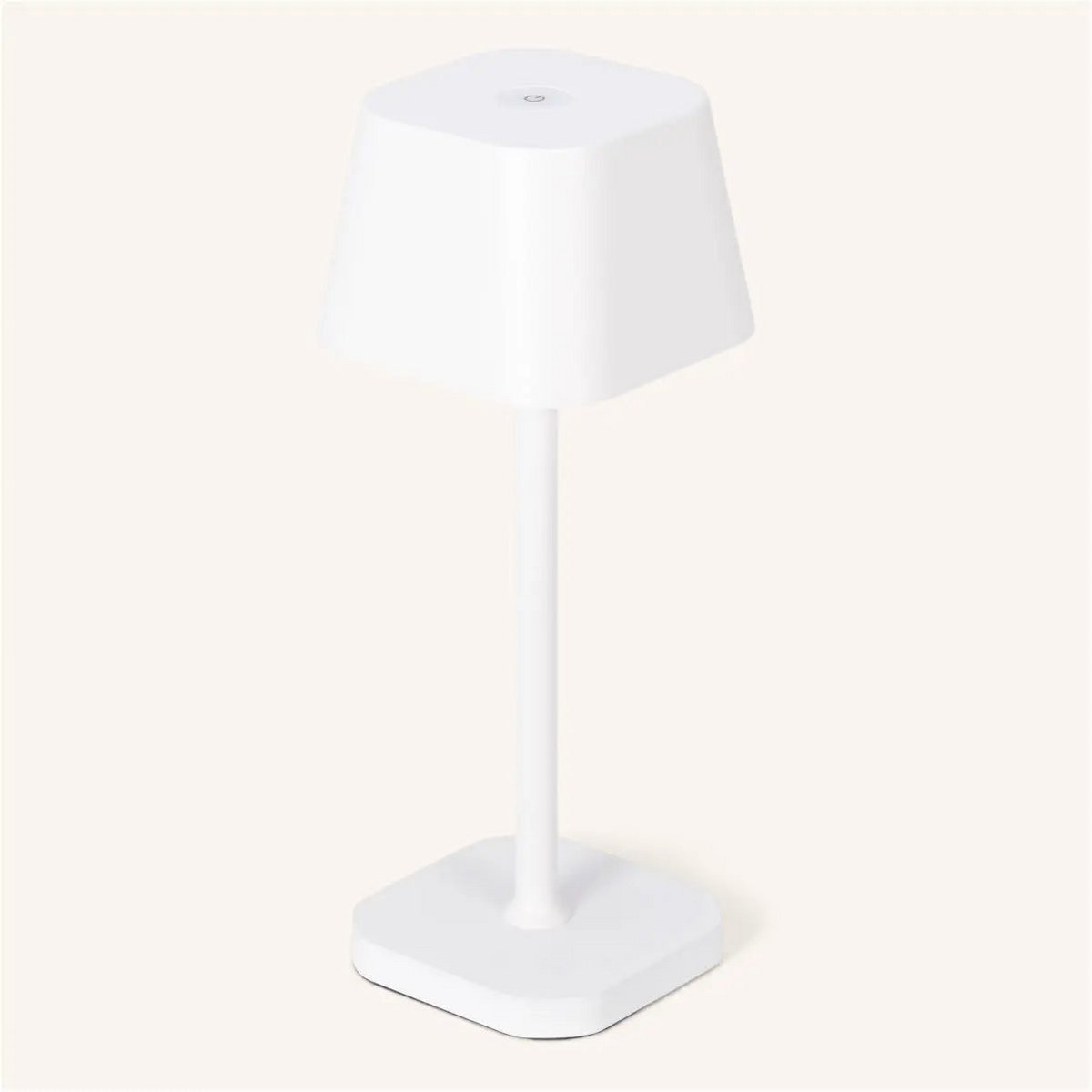 Lampe de table rechargeable Ava White – Éclairage élégant, sans fil et à intensité variable