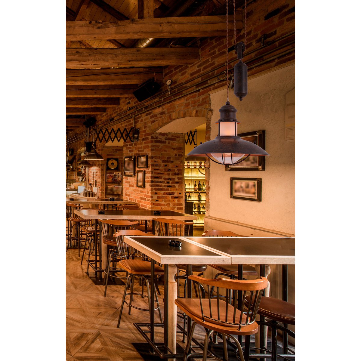 Suspension lumineuse "Cottage"