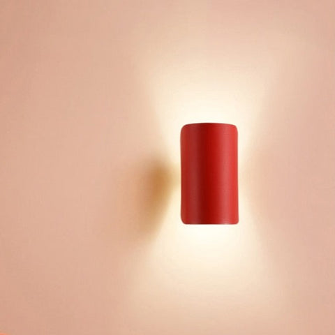 lampe murale rouge