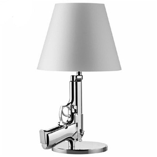 lampe de chevet argenté