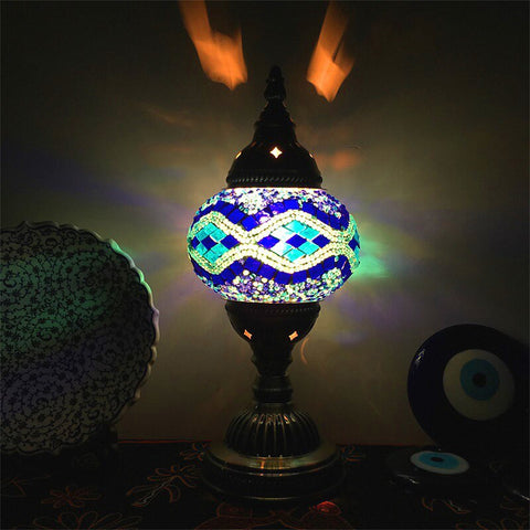 lampe de chevet bleu