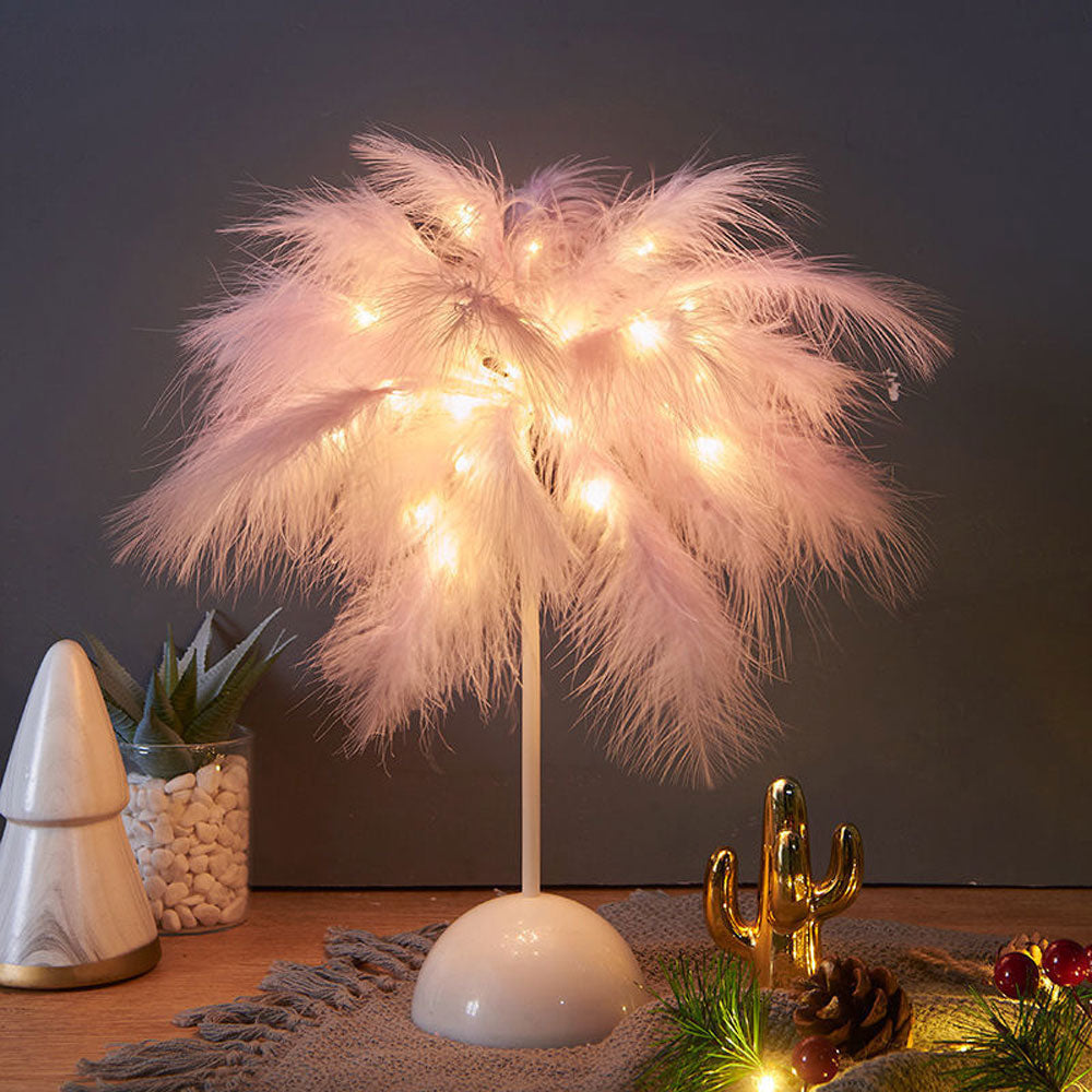 Lampe de Chevet plume.