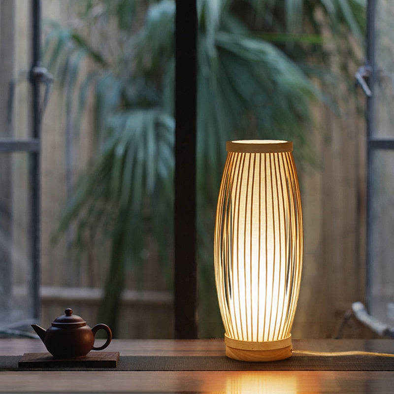 ▷ Lampe de Chevet Zen - Bois