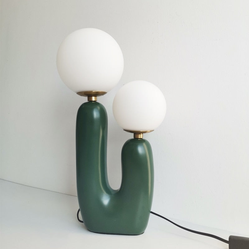 lampe de chevet verte