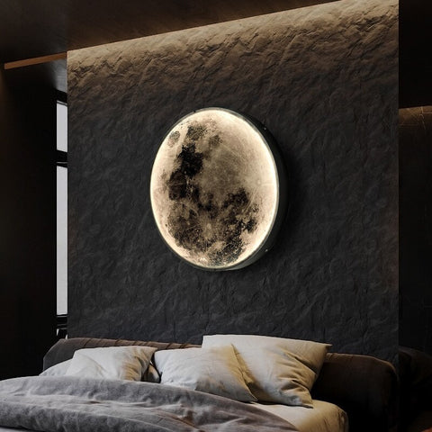lampe lune murale