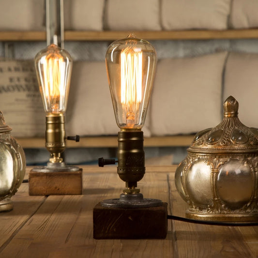 lampe de chevet ampoule vintage