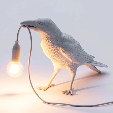 lampe à poser oiseau
