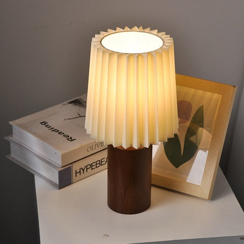 Lampe bois massif